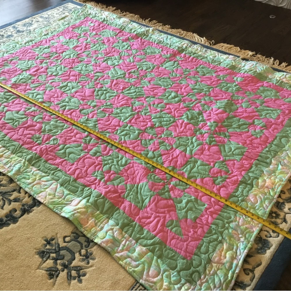 New Pink & Green Quilt